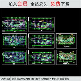 CAD05206 高层住宅平面施工图CAD