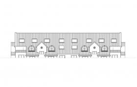 复式坡屋顶阁楼一梯两户住宅楼建筑施工图
