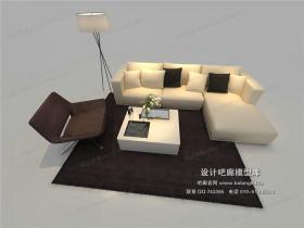 现代风格沙发组合3Dmax模型 (39)