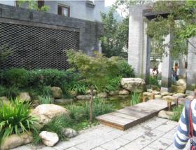 西安院子新中式景观实景图