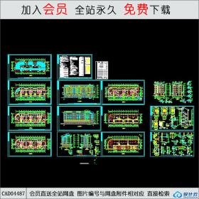 CAD04487住宅设计方案图CAD