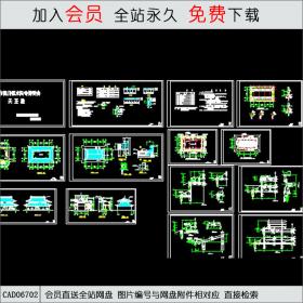 天王殿建筑施工图CAD