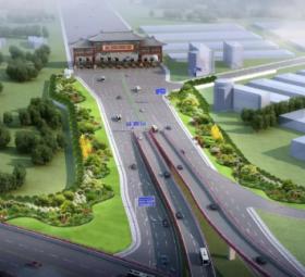 效果图出炉！赣州西高速出入口将打造成花园式景观！