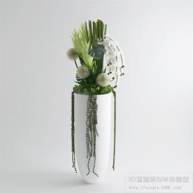 落地花卉3Dmax模型 (25)