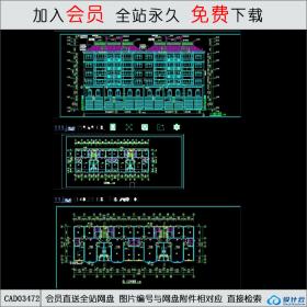 CAD03472 6层商住楼CAD