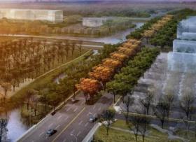 [江苏]城市沿街道路景观规划设计方案（北京著名景观设计...