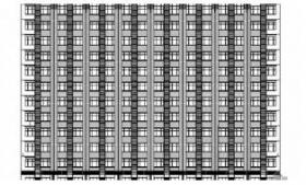 [潍坊]某十四层商住楼建筑结构水暖电施工图