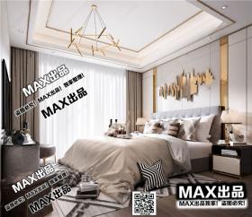 现代卧室3Dmax模型 (7)