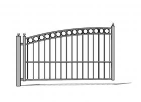 栏杆围栏SU模型 (14)