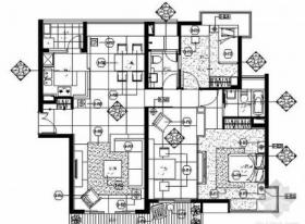 122平米现代三居施工图（含实景）