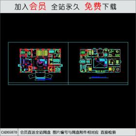 某商务楼平面施工图CAD