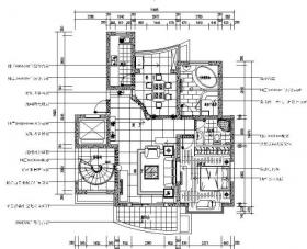 [南京]欧式风格复式住宅室内设计施工图（含效果图）