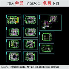 CAD05701 集体宿舍楼平面.dwg CAD