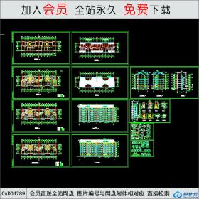 CAD04789 住宅设计图纸CAD