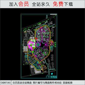 某校区规划平面图CAD