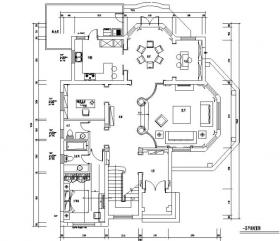 欧式雅致奢华300平米独栋别墅设计施工图（附效果图）