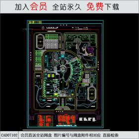 黄河水院新校区总平面图CAD