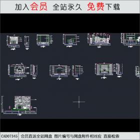 电视柜背景墙CAD