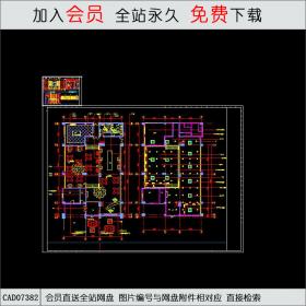 西餐厅平面布置图CAD