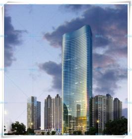 TU00047高层写字楼公寓+住宅江景建筑方案设计文本及CAD平立剖