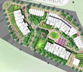 [上海]主城区现代风格居住区地块庭院景观深化设计方案