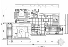 [常熟]精品典型现代风格复式样板间CAD装修施工图（含高...