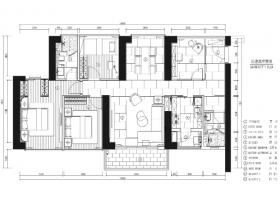 [深圳]京基御景峯2栋交楼标准样板间施工图