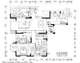 现代简约而阳光三居室住宅设计施工图+实景