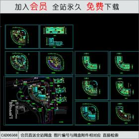 某大学星级会馆建筑方案图CAD