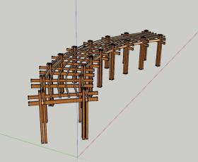 花廊架SU模型 (14)