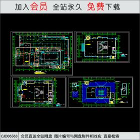 某会所平面施工图CAD