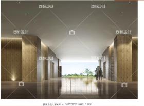 YH01883度假酒店大堂设计 绿色生态空间CAD+效果深化方案