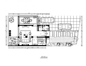 [福建]建欧现代风格别墅设计CAD施工图（含效果图）