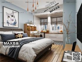 现代卧室3Dmax模型 (60)