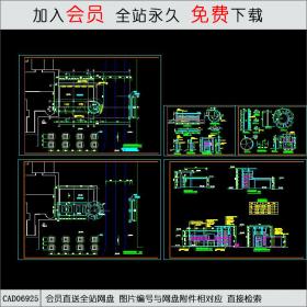 小区大门施工图.dwgCAD