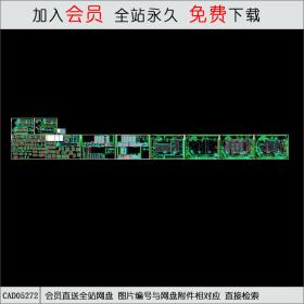 黄金海岸商住综合楼施工图CAD