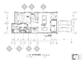 [天津]空港中心大道联排别墅样板间施工图