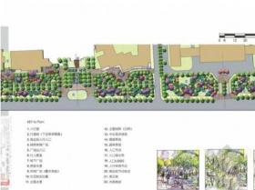 [西安]某道路绿化带及商业街景观设计方案