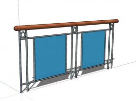 栏杆围栏SU模型 (74)