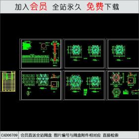 砖混结构古塔慧光塔图纸 CAD