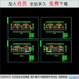 CAD03978 高层住宅地下室疏散设计图 CAD