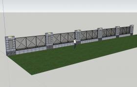 栏杆围栏SU模型 (83)
