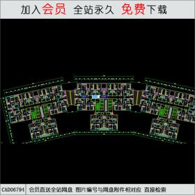 CAD06794 做的非常精致的小户型公寓CAD