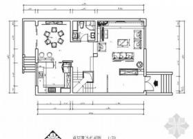 [北京]纯欧式半山建筑群高端三层别墅室内装修施工图