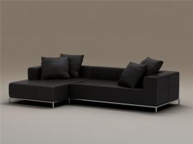 单个现代简约沙发3Dmax模型 (10)