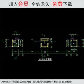 现代风格二号大门 CAD