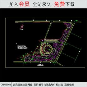 步行街规划图CAD