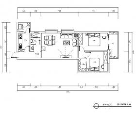 田园风格样板小屋设计CAD施工图（含效果图）