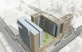 [辽宁]35层高层玻璃幕墙结构商业综合体建筑设计方案文本...