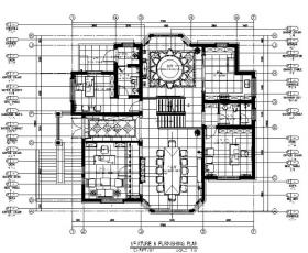 [安徽]现代别墅设计CAD施工图（含效果图）